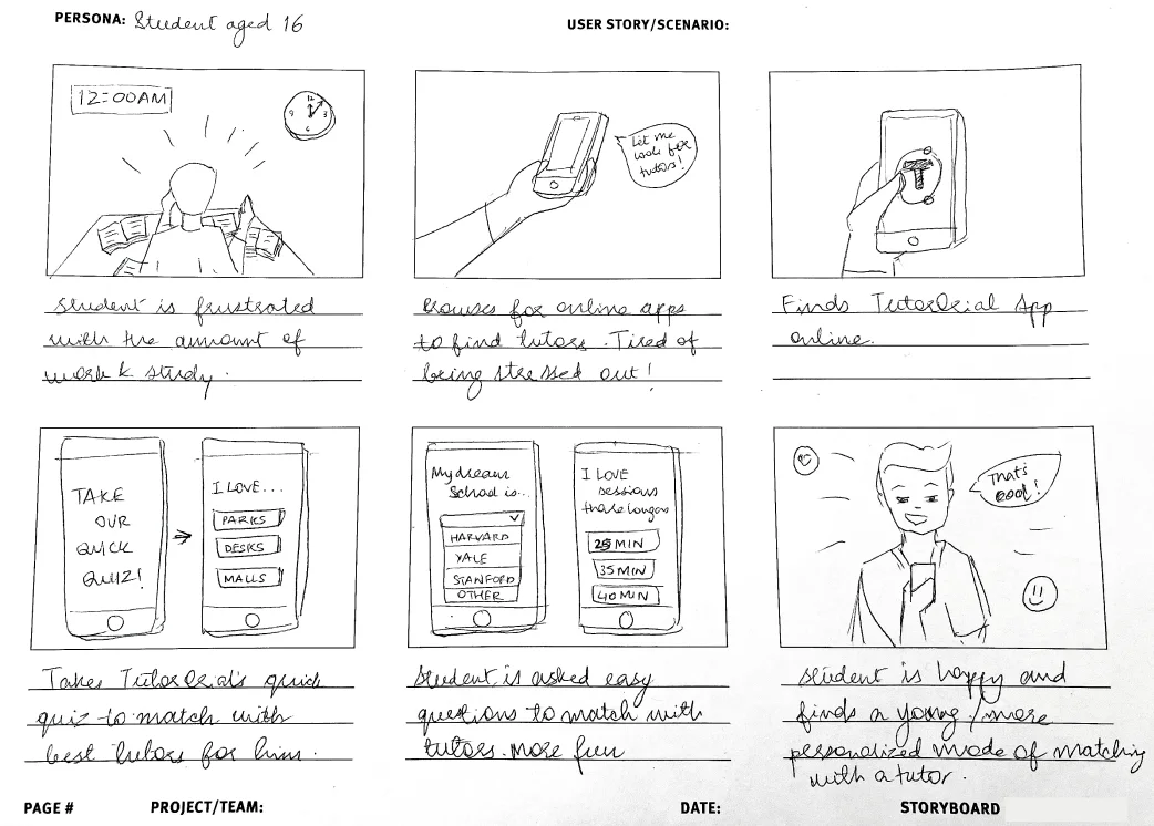 EduNexus storyboard part 1
