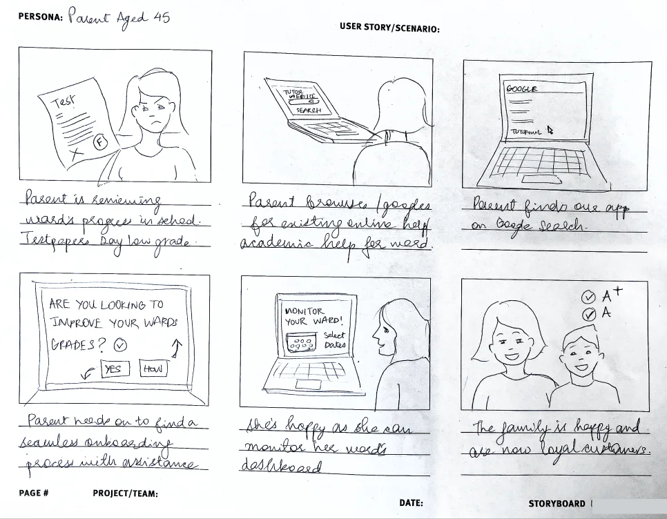 EduNexus storyboard part 2
