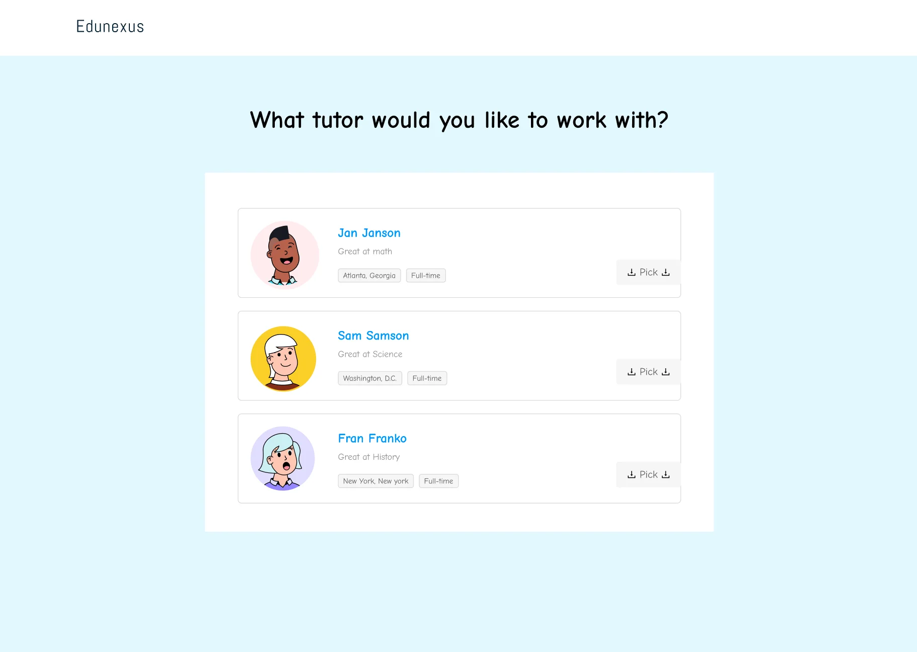 Original tutoring platform