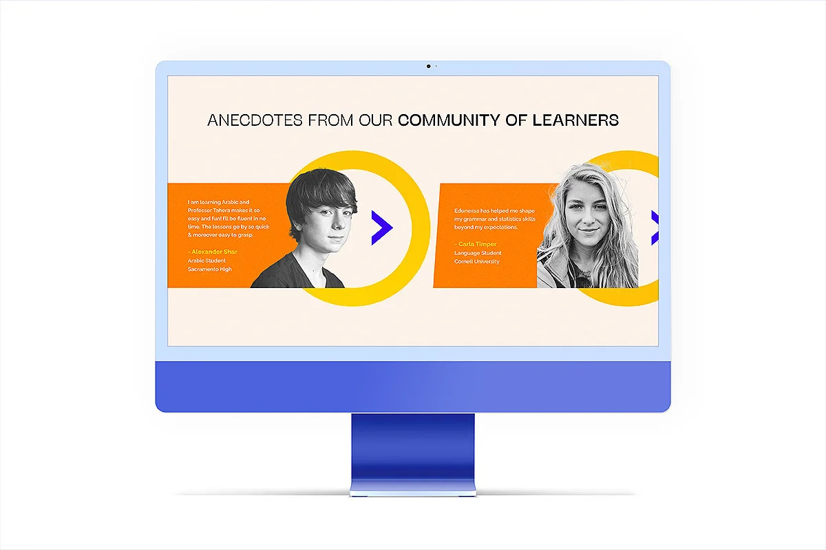 EduNexus final design screen